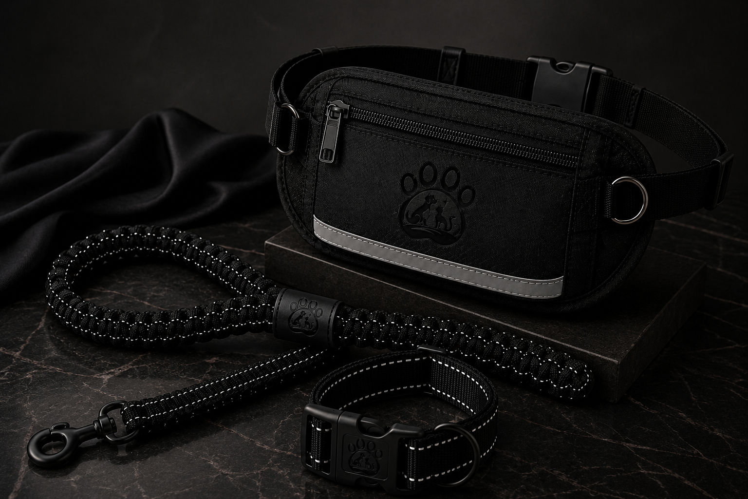 Adventure Flex Hands-Free Dog Leash Set – Premium Running & Walking Waist Belt System
