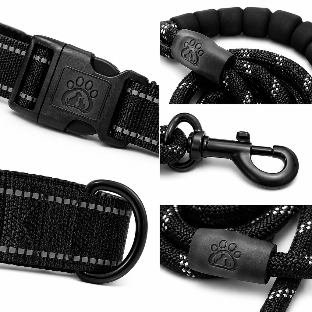 Urban Stride Adjustable Dog Lead Set – Premium Walking & Training Leash Collection