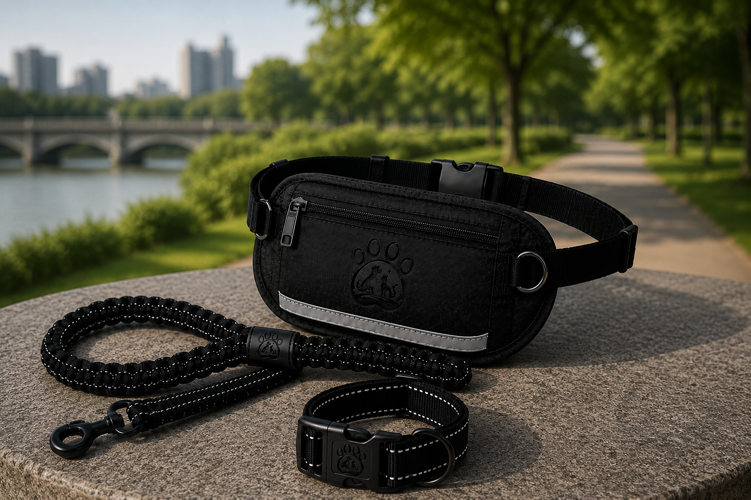 Adventure Flex Hands-Free Dog Leash Set – Premium Running & Walking Waist Belt System