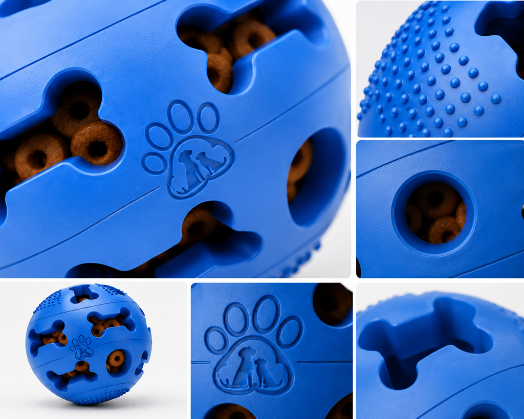 Smart Paws Reward Ball – Interactive Slow Feeder Toy for Active Dogs