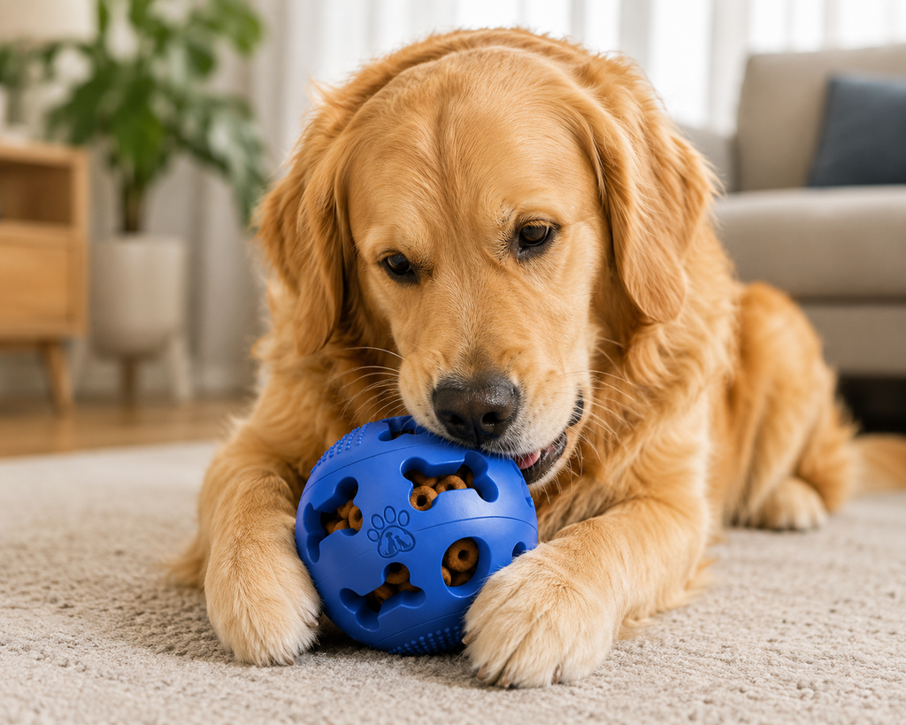 Smart Paws Reward Ball – Interactive Slow Feeder Toy for Active Dogs