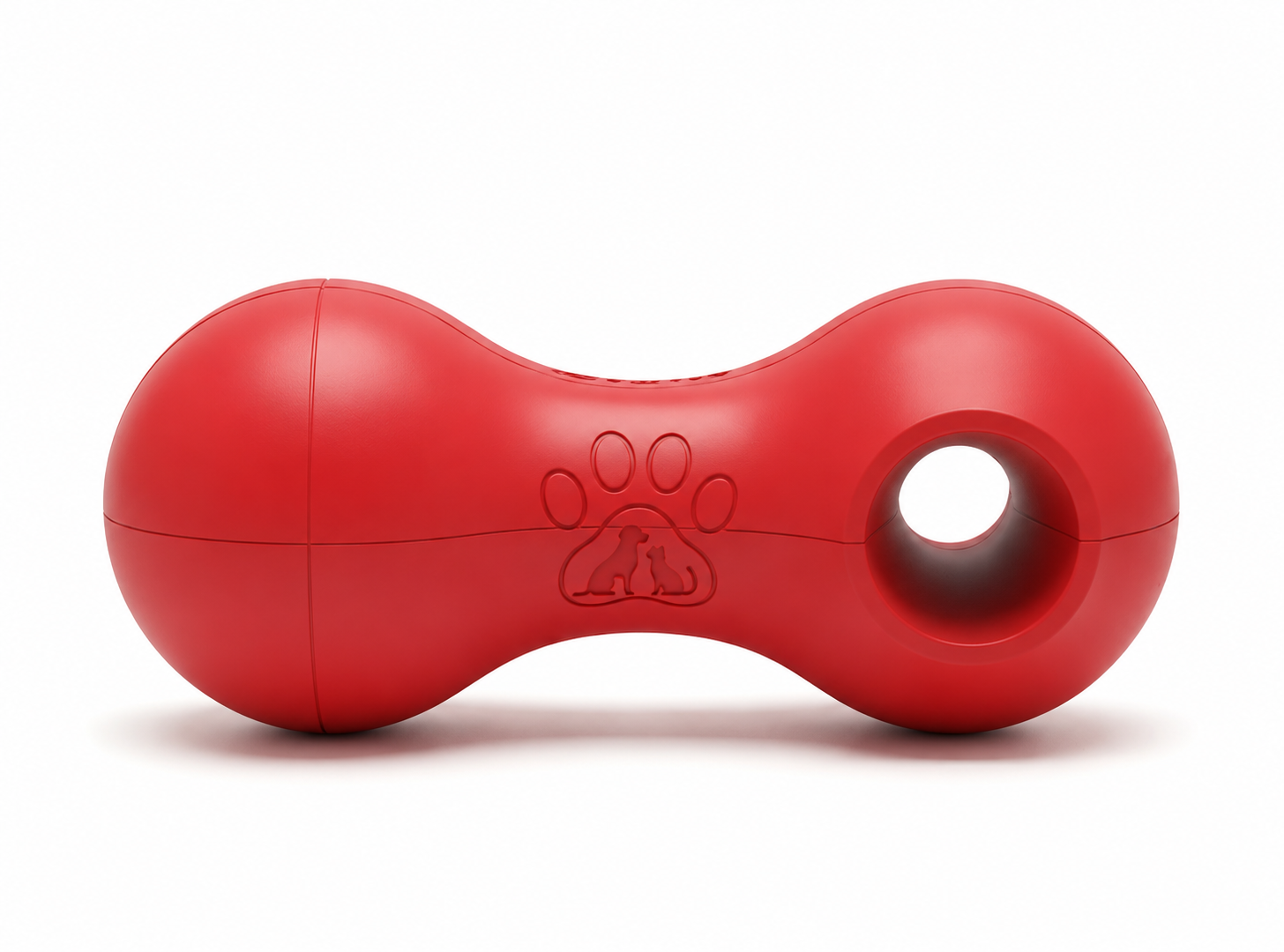 Power Paws Treat Chase Toy – Durable Interactive Rubber Chew Toy for Dogs