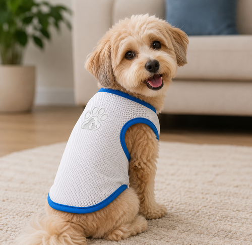 Arctic Breeze Pet Vest – Lightweight Breathable Cooling Shirt for Dogs